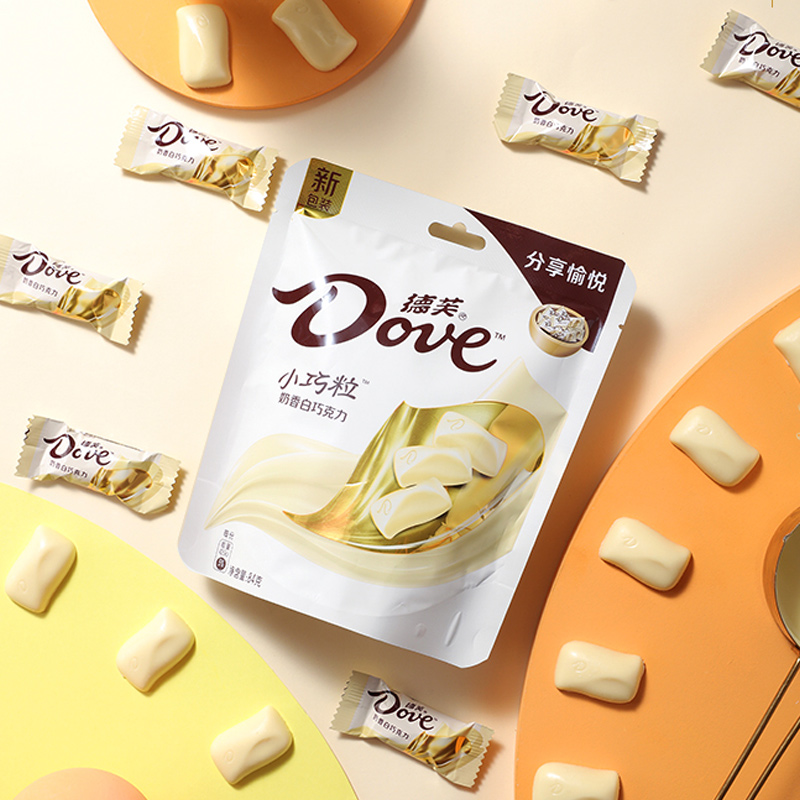 德芙(DOVE)巧克力84g袋装多种口味丝滑牛奶巧克力高清大图