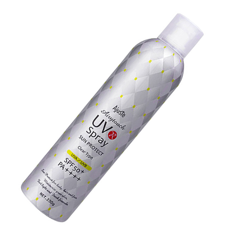 日本Ajuste爱伽丝 防晒/隔离喷雾脸全身防水防紫外线320ml无香型SPF50 PA++++ 防晒隔离 各种肤质通用