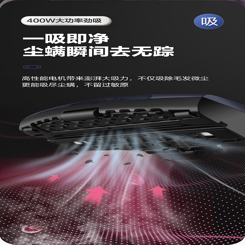 海尔(Haier)吸尘器家用手持推杆二合一 强劲吸力 杀菌除螨 热风除湿 小型车载宠物猫毛地毯 自营ZC405L高清大图