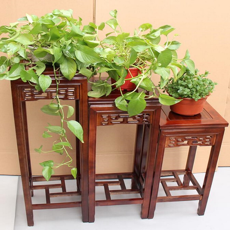 心业木制花架XY-HJ1花架 此产品单件不出售批量请联系客服高清大图