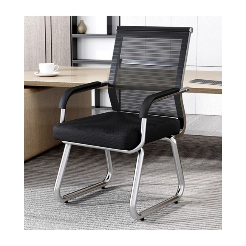 白寅bybgyw001黑色网布办公椅单位把