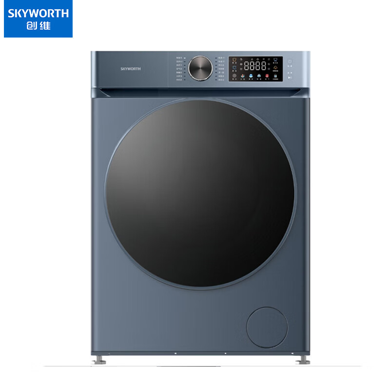创维(Skyworth)家用全自动滚筒洗衣机 F1055RDH_云锦蓝