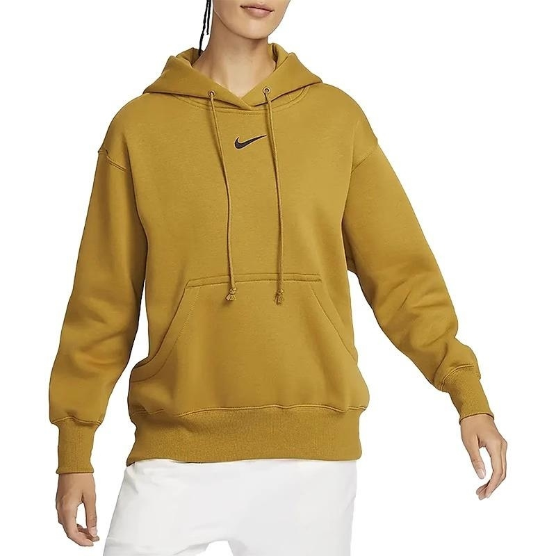 NIKE耐克连帽卫衣运动休闲加绒保暖针织女装套头衫DQ5861-716 Z