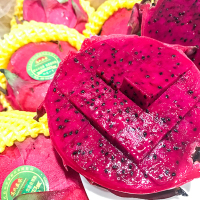 红心火龙果盒5斤,5头