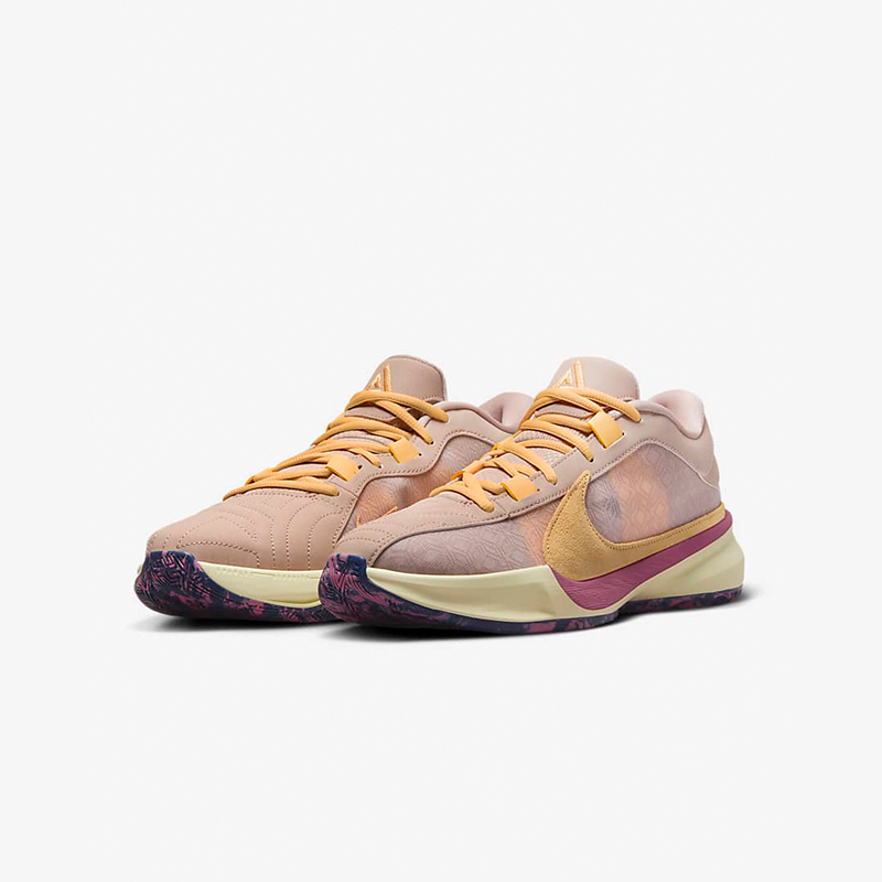 nikefreak5减震透气低帮篮球鞋男款天空金dx4996200