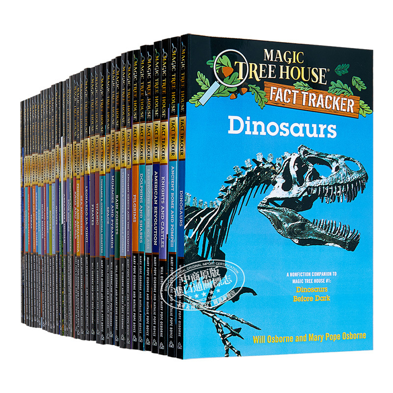 #1: Dinosaurs [正版]Magic Tree House Fact Tracker 神奇树屋小百科系列 英