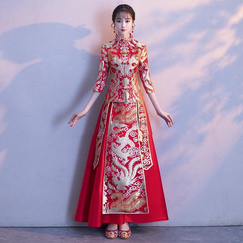 动真格(DongZhenGe)秀禾服新娘2018新款中式