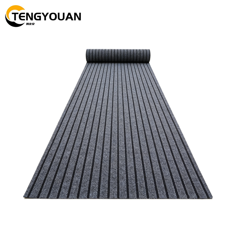 腾友安地垫灰条纹/平方米高清大图