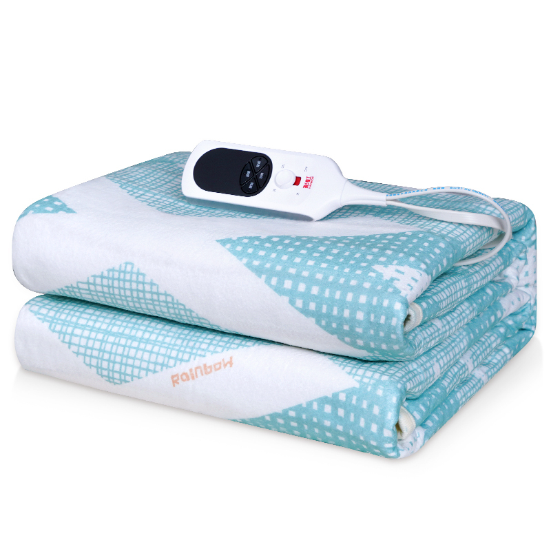 彩虹rainbow电热毯18米10米单人单控小型家用防水电褥子学生宿舍四档