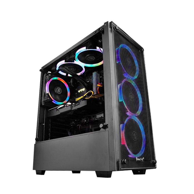 攀升 Intel酷睿i5 9400F升10400F/RTX2060/256G NVMe高速固态 台式机 游戏整机 DIY吃鸡游戏主机 组装机 台式电脑主机全套