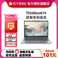 ThinkPad 联想ThinkBook 14 2023酷睿版14英寸大屏学生游戏娱乐商务办公笔记本电脑 6LCD 2.2K高色域屏 酷睿i5-13500H 16G内存 1T固态