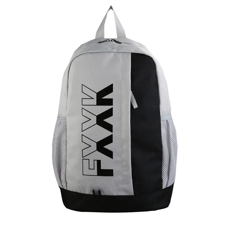 马克华菲新款背包男街头时尚潮流简约大学生撞色书包休闲旅行双肩灰黑