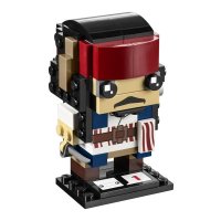 乐高(LEGO)BrickHeadz 大头公仔 (41593杰克船长)益智积木塑料玩具 109颗 10岁以上