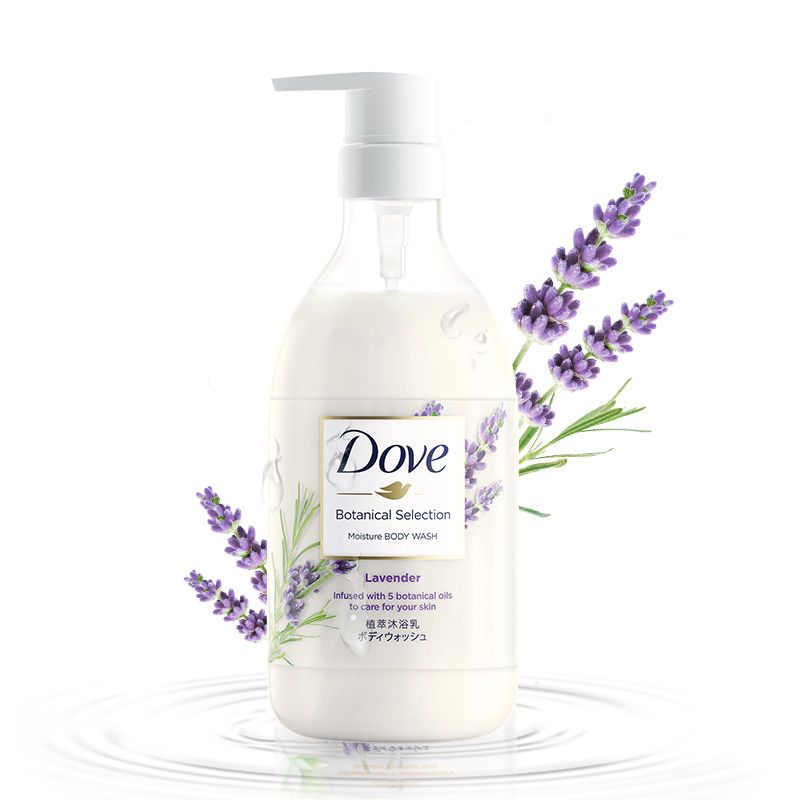 多芬(Dove)薰衣草植萃甄选滋养沐浴乳500g[联合利华]薰衣草香 保湿强渗透