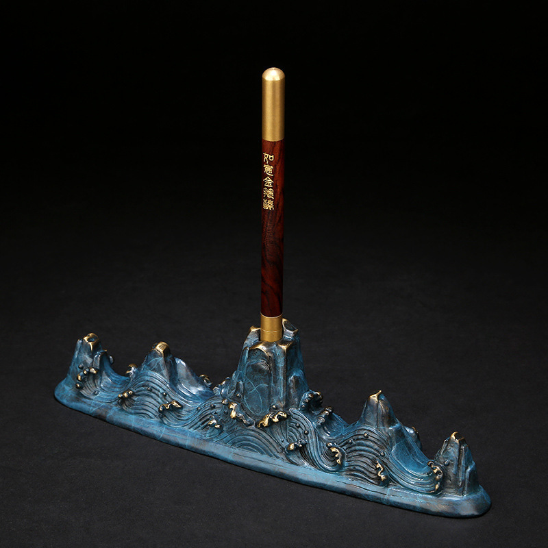 慕洛奇定海神针全铜金箍棒摆件金装饰工艺品店铺开业创意礼品招财客厅