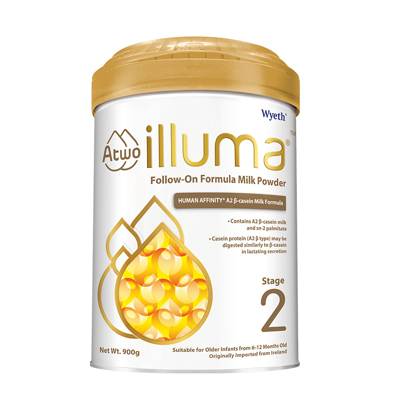 wyeth惠氏未来版启赋a2蛋白配方婴幼儿奶粉儿童奶粉2段612月900g罐
