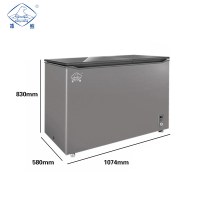 冰熊(bing xiong)BC/BD-236AB升商用大冰柜 卧式大冰库冷柜 冷藏冷冻转换展示柜 卧式双门顶开冰柜