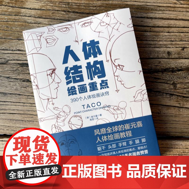 [央视网]人体结构绘画重点 全球的TACO 崔元喜 人体结构绘画教程 从头发丝到脚趾结构 彻底讲清人体绘画的难点和易错点高清大图