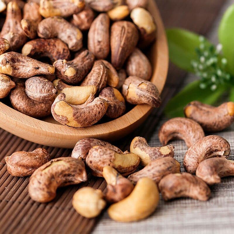 如水 紫皮腰果 特色风味营养坚果零食小吃 烘焙健康大果仁 紫皮腰果580g图片