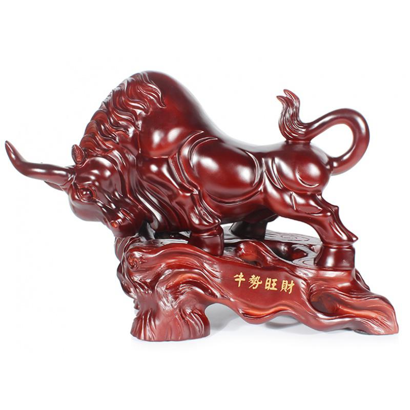 美帮汇特大号十二生肖牛摆件工艺品牛势开业送礼办公室摆设客厅装饰高清大图