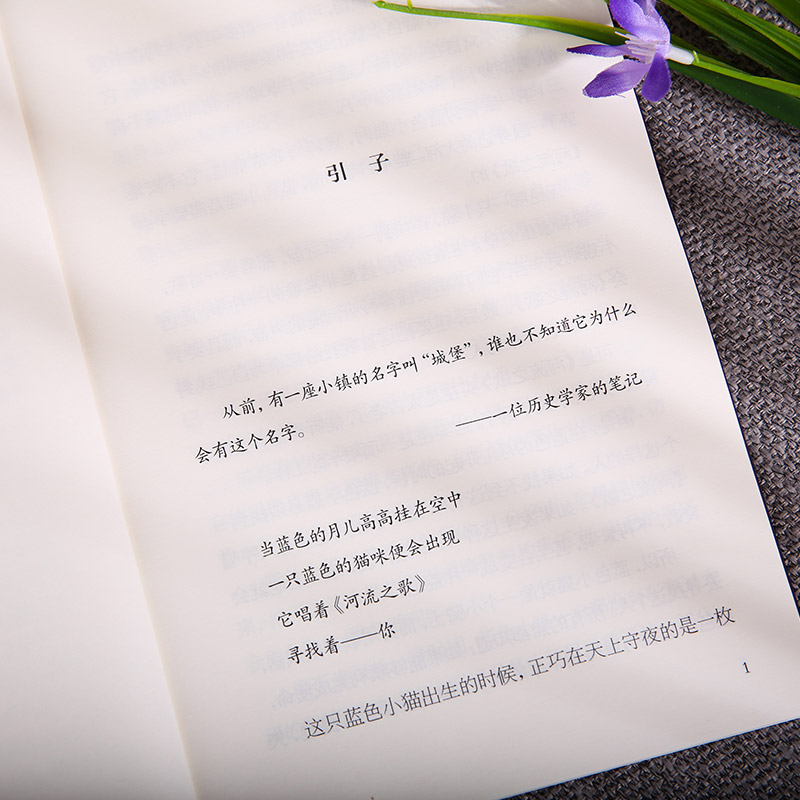 [醉染正版]城堡镇的蓝猫 纽伯瑞国际大奖小说儿童文学作品婴幼儿启蒙认知绘本0-6岁幼儿园图画书亲子共读宝宝睡前故事书高清大图