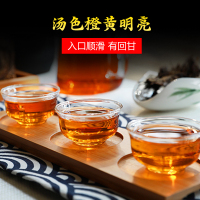 尊碧 茶叶 湖南安化黑茶 纯手工金茯金花手筑茯砖茶礼盒装 1000g