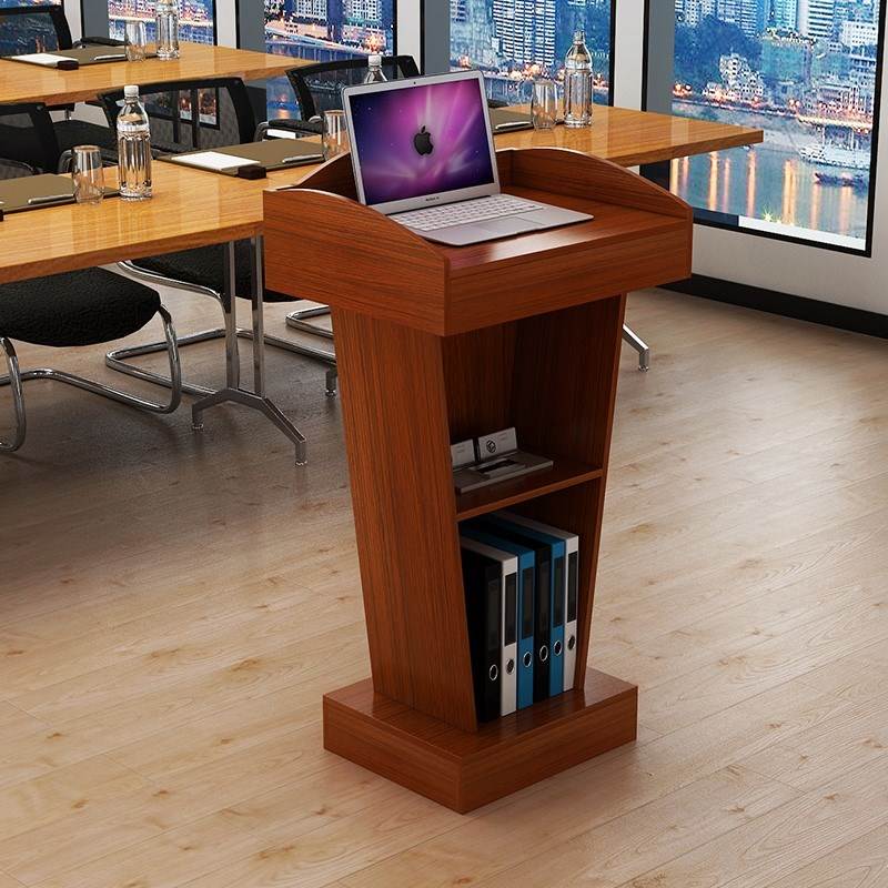 日本进口小讲台桌演讲台教室小型教师讲台简约会议室培训言台