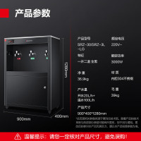 德玛仕DEMASHI直饮水机商用学校烧水机开水器SRZ-30/SRZ-3L-LG一开二温全黑