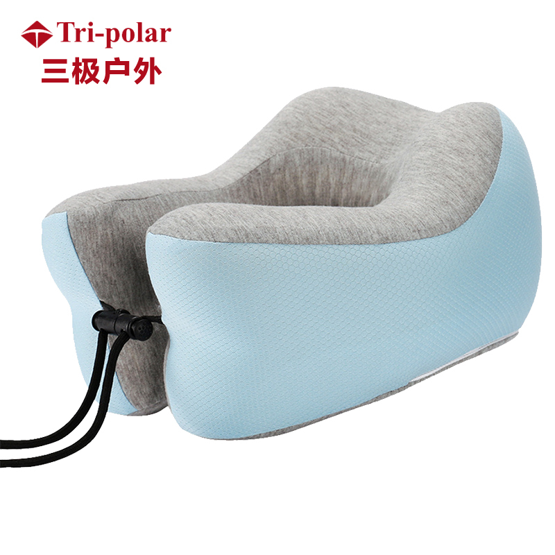 三极户外(Tripolar) TP2993 U型枕记忆棉U枕慢回弹旅行枕办公室午休枕护颈枕火车飞机护颈椎枕