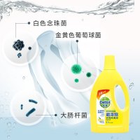 [肖战同Dettol滴露超浓缩衣物除菌液清新柠檬有香味 1.5L 一瓶抵普通3瓶 杀菌除螨