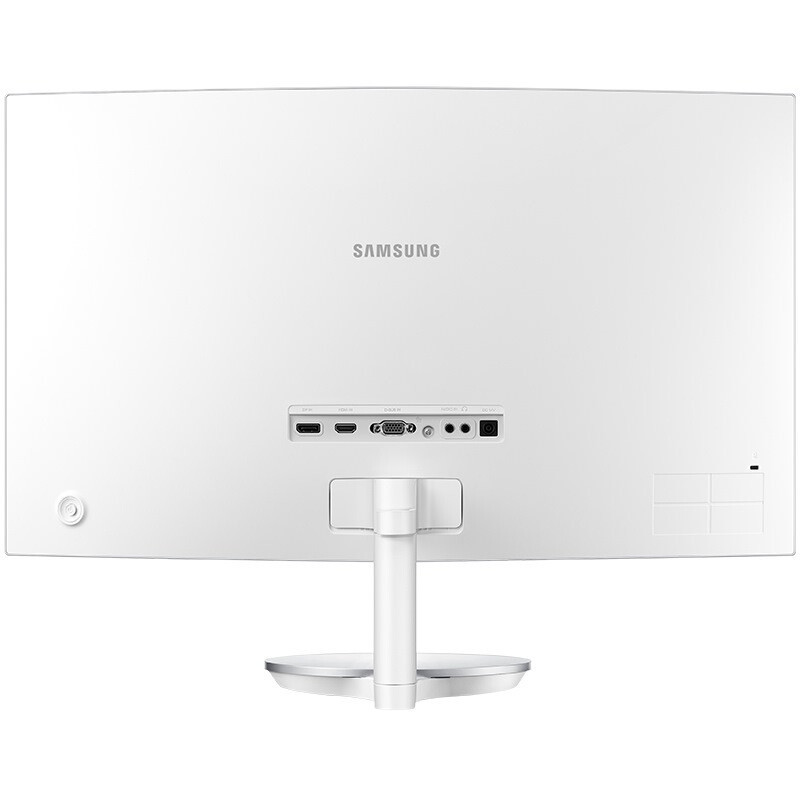 SAMSUNG/三星 C27F591FDC 27英寸1800R震撼曲率微边框曲面显示器 护眼 滤蓝光 纤薄机身 白色