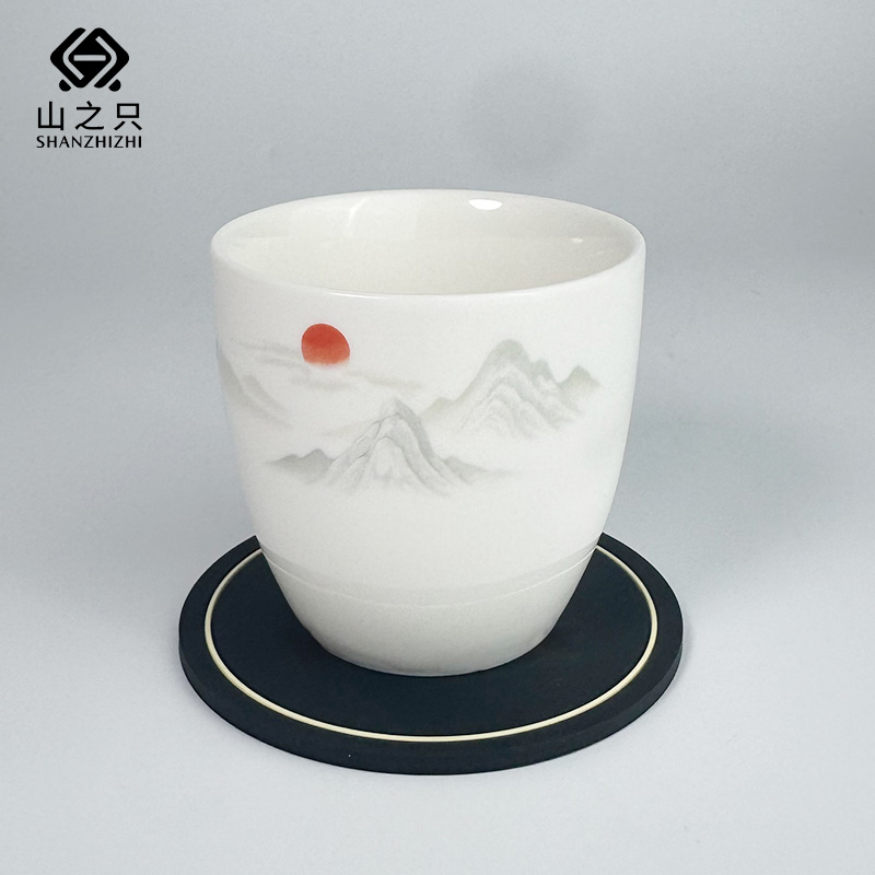 山之只 加厚PVC软胶杯垫 MZ0307 个高清大图