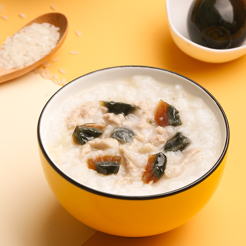 炖炖好速食粥小黄杯皮蛋瘦肉粥6杯冲泡即食早餐方便粥饭冻干粥皮蛋