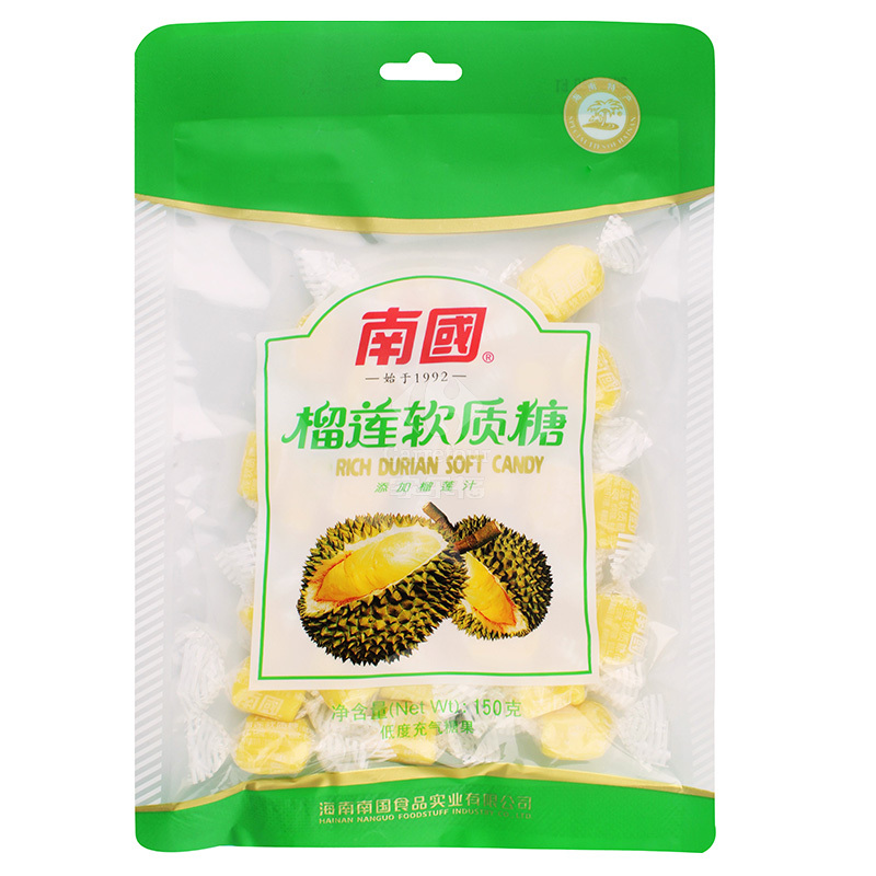 南国特浓榴莲软质糖150g(袋装)