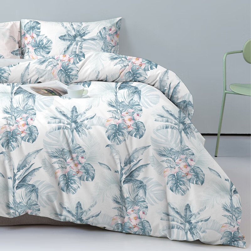 LOVO 繁花若梦 新疆棉四件套 LT-1001 被套 床单 枕套x2 (单位:套) 新老包装随机发货 混色高清大图