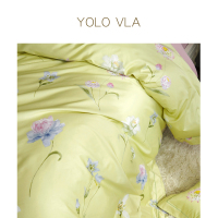 悠恋娜YOLO VLA 50支长绒棉活性印花四件套全棉套件纯棉被套单人床双床单加大被套学生床单