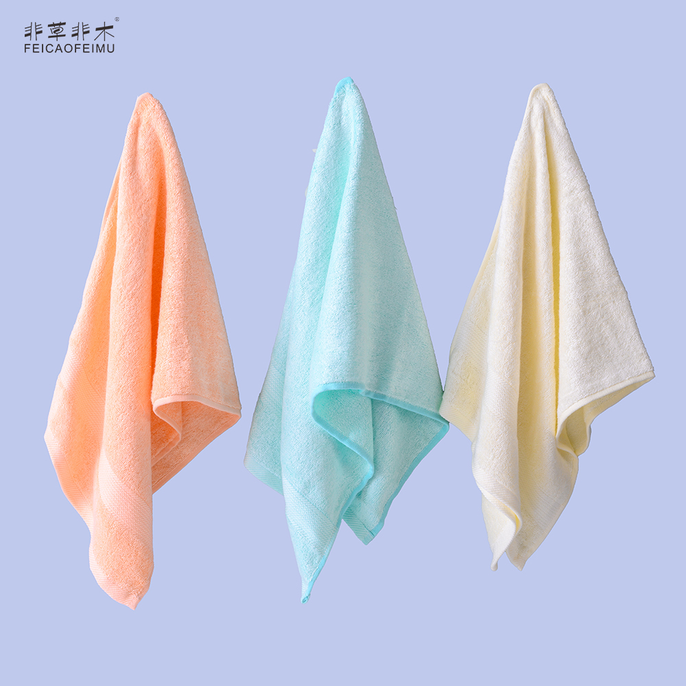 非草非木 毛巾礼盒套装伴手劳保礼品 竹纤维毛巾8件套 FM-3074 (盒)高清大图
