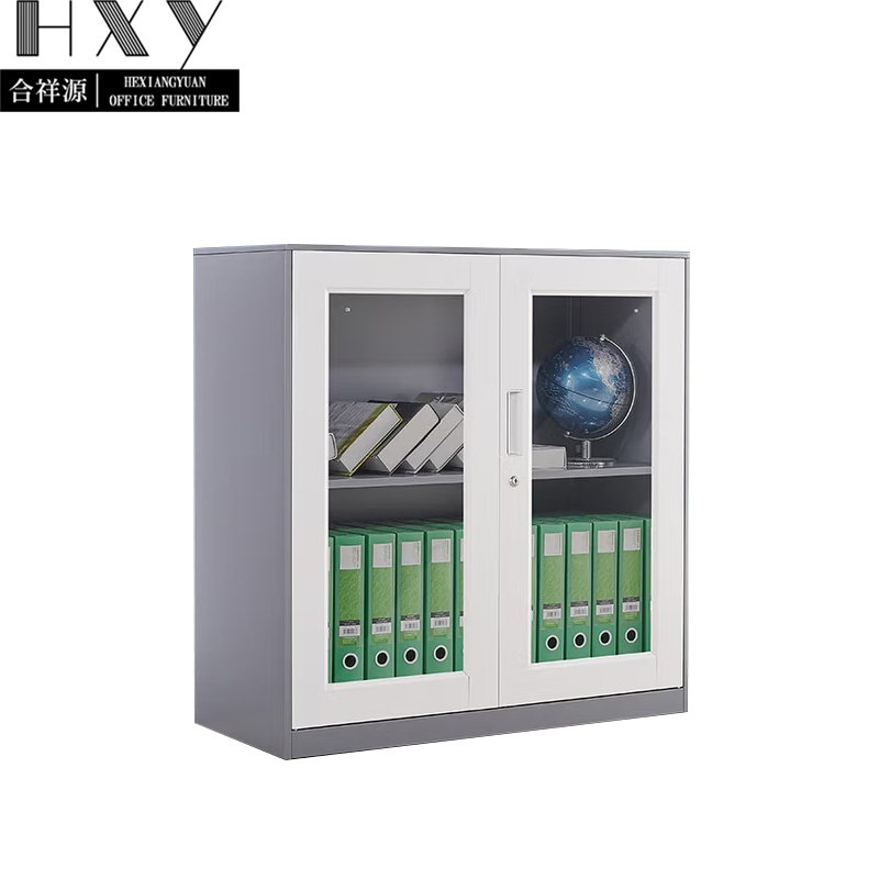 合祥源 玻璃门矮柜 厚度0.6 900*400*925mm QX-WJG126 组高清大图