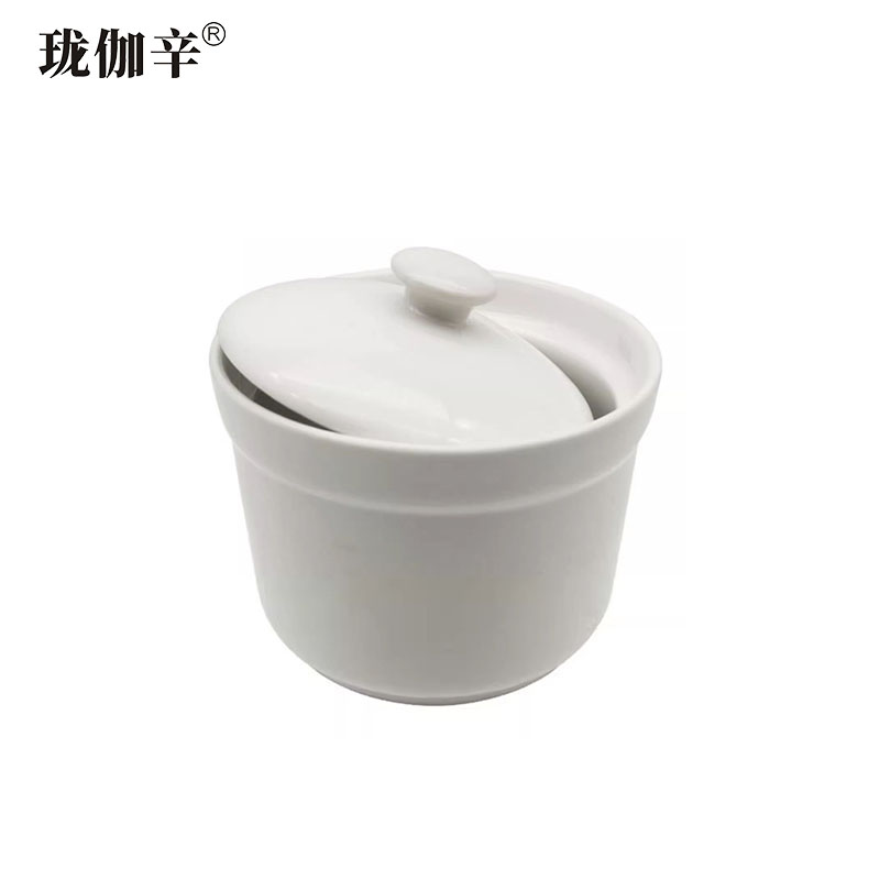 珑伽辛 陶瓷隔水炖盅汤盅 4.5英寸/个高清大图