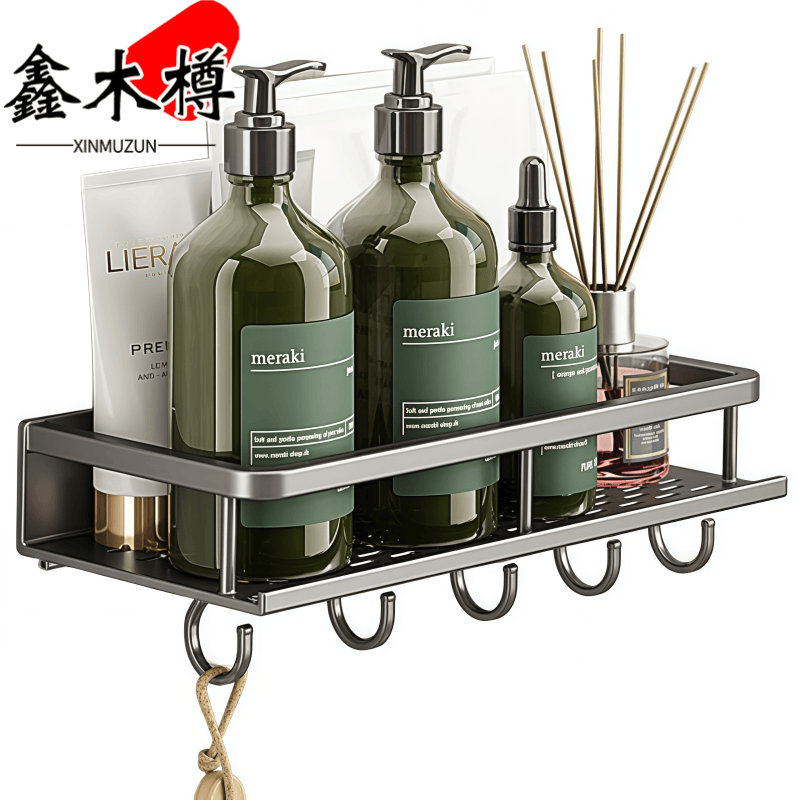 鑫木樽卫生间置物架30*12*4cm个高清大图