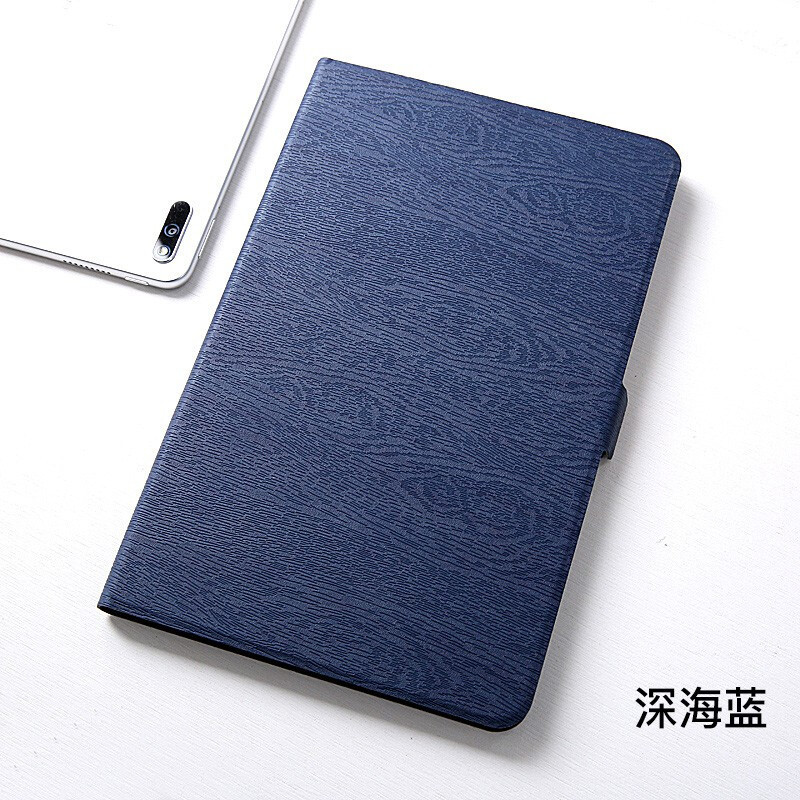 魅爱琳 华为MatePad Pro10.8英寸保护套商务自然木纹皮套10.4平板外壳防摔软休眠翻盖支架时尚男女