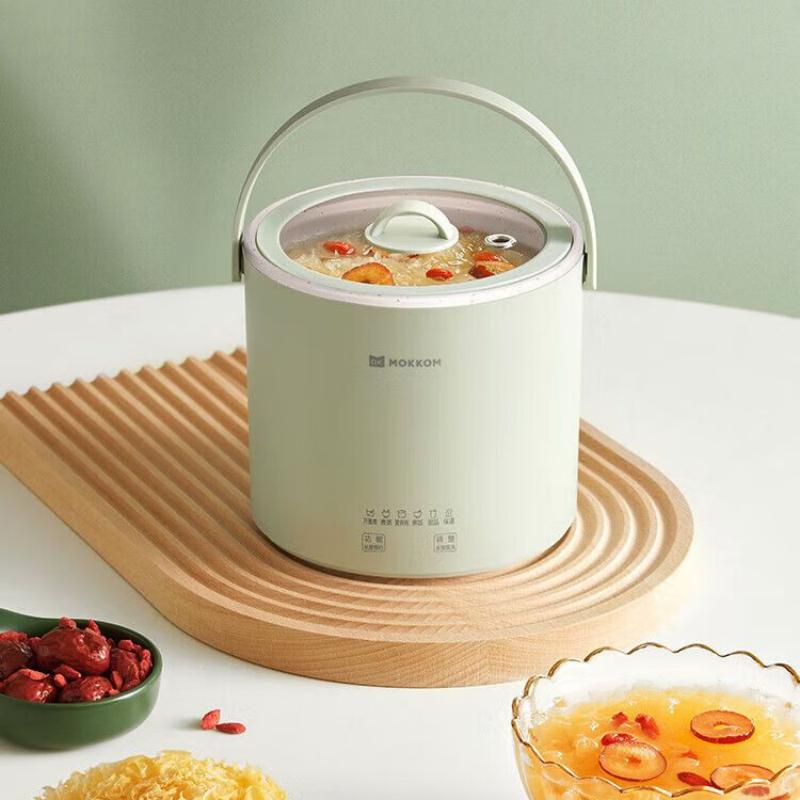 MOKKOM磨客 宽口便携炖煮锅豆蔻绿 MK-377G