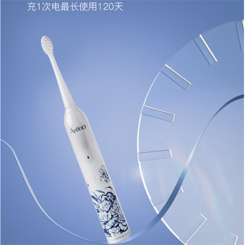 艾优 元首瓷联名款青花瓷礼盒(声波牙刷+陶瓷杯)T19高清大图