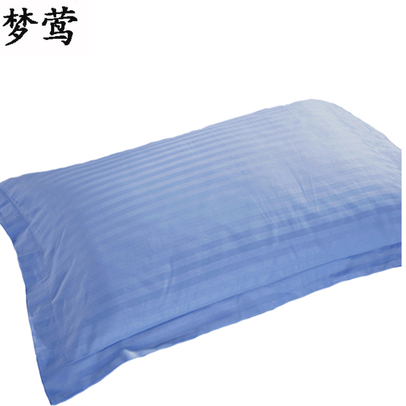梦莺 床单 蓝缎条1.5*2m 条高清大图
