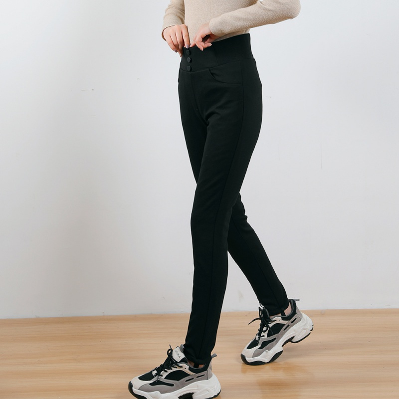 90绒白鹅绒高腰外穿新款加厚大码冬季保暖修身羽绒裤女