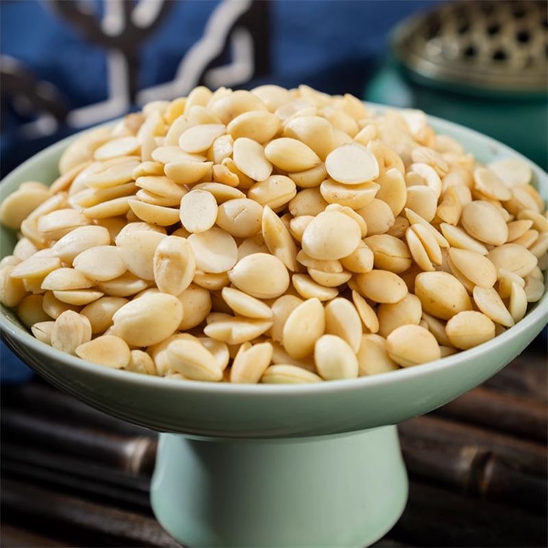 去皮苦杏仁100克袋装 北杏仁山杏仁生杏仁炒杏仁新货去皮去尖杏仁高清大图