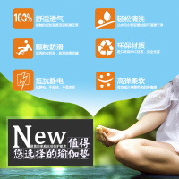 [健芬欣]瑜伽套装(瑜伽垫+瑜伽球)2件套