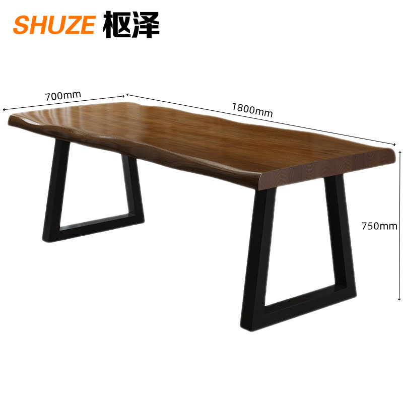 枢泽 实木桌 1.8米 张高清大图