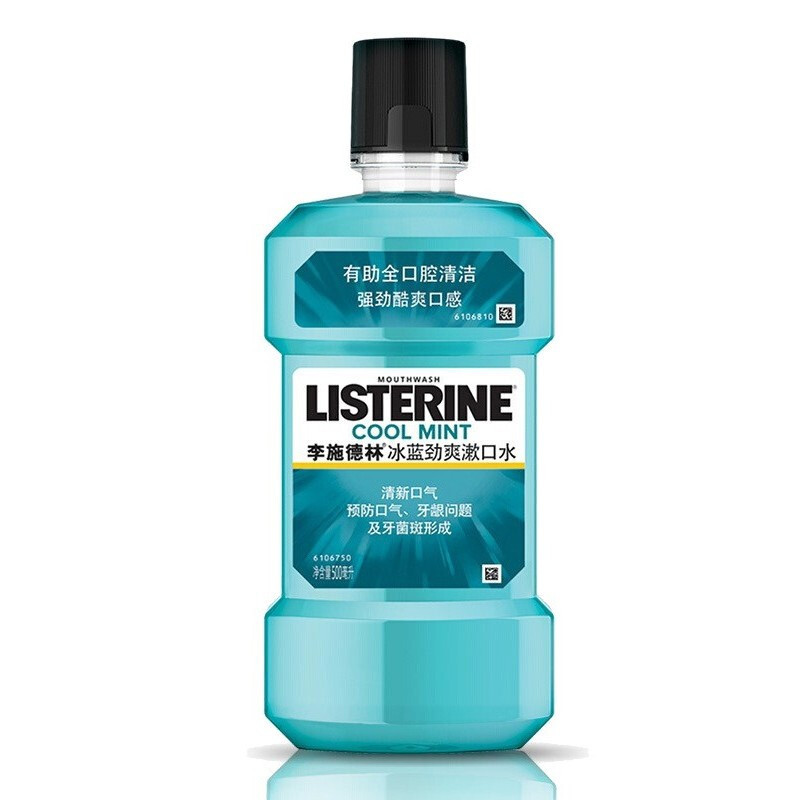 李施德林(LISTERINE)冰蓝劲爽口味漱口水500ml