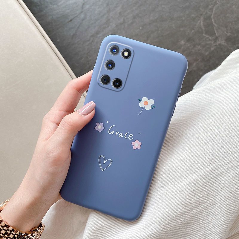 爱心小花[薰衣紫]单壳 oppo[a52视频介绍_oppo a52手机壳男女pdam10